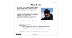 Desktop Screenshot of camwebb.info