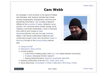 Tablet Screenshot of camwebb.info